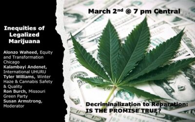 Legalization of Marijuana: FOLLOW THE MONEY